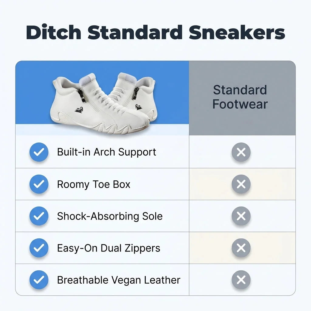 Oddychające sneakersy ortopedyczne — zdjęcie 2