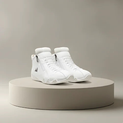 Oddychające sneakersy ortopedyczne — Biały, zdjęcie 8